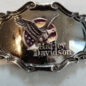 Vintage 1978 Raintree Harley Davidson buckle belt